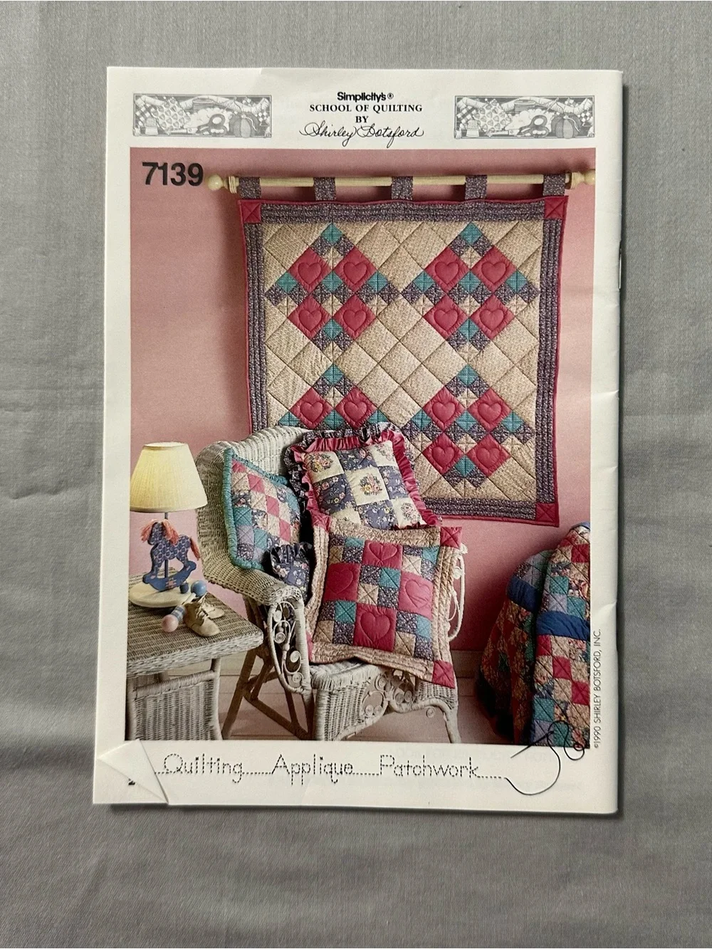 ⁠Vtg Simplicity Quilting Pattern Lot 7138 7139 Shirley Botsford Bedroom Uncut